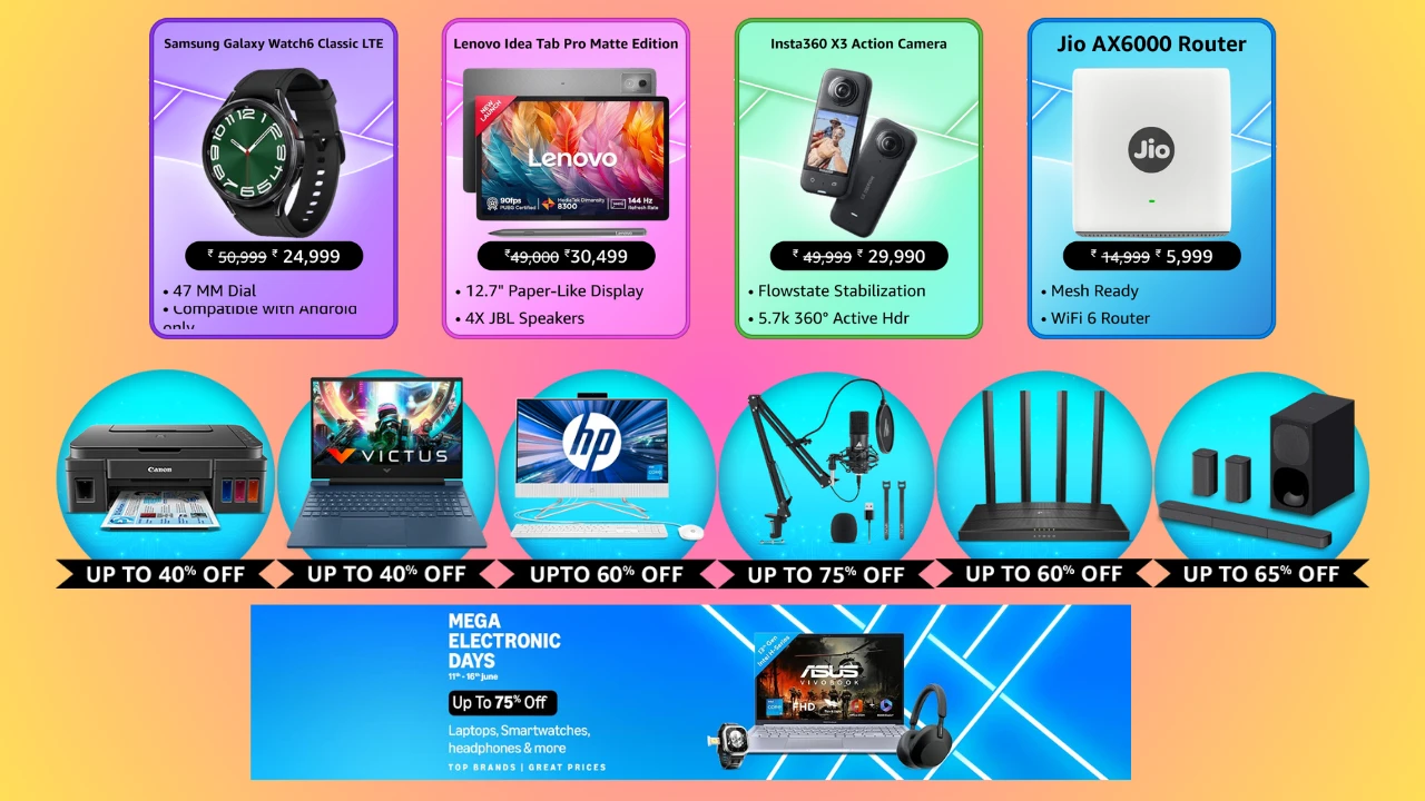 Amazon Mega Electronics Days Sale 2025