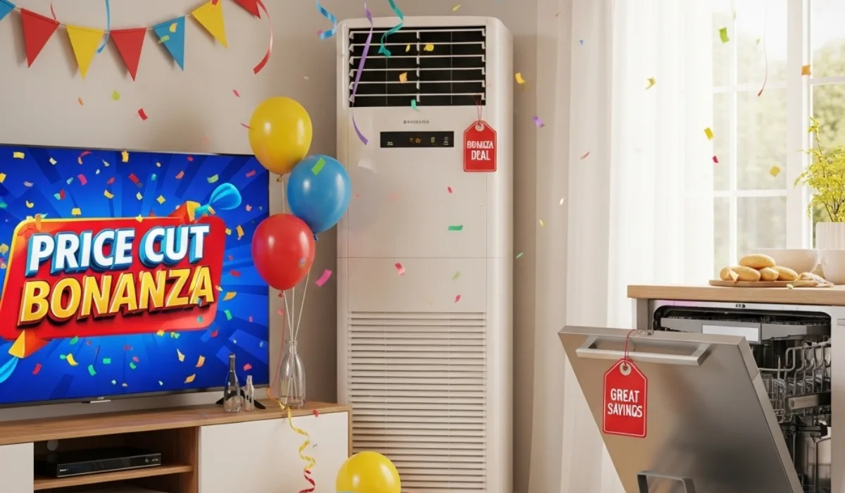 Festive Bonanza as GST Reduction Slash Prices on ACs, Large TVs, and Dishwashers
