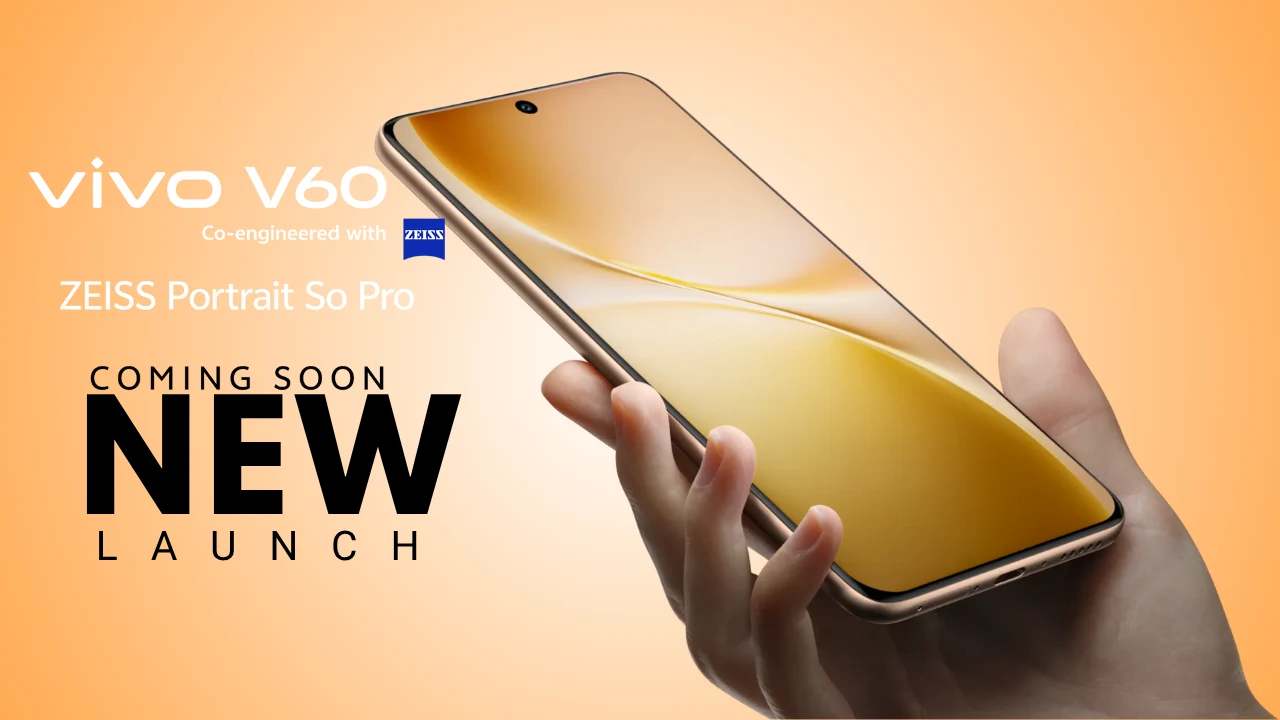 showing vivo V60 phone
