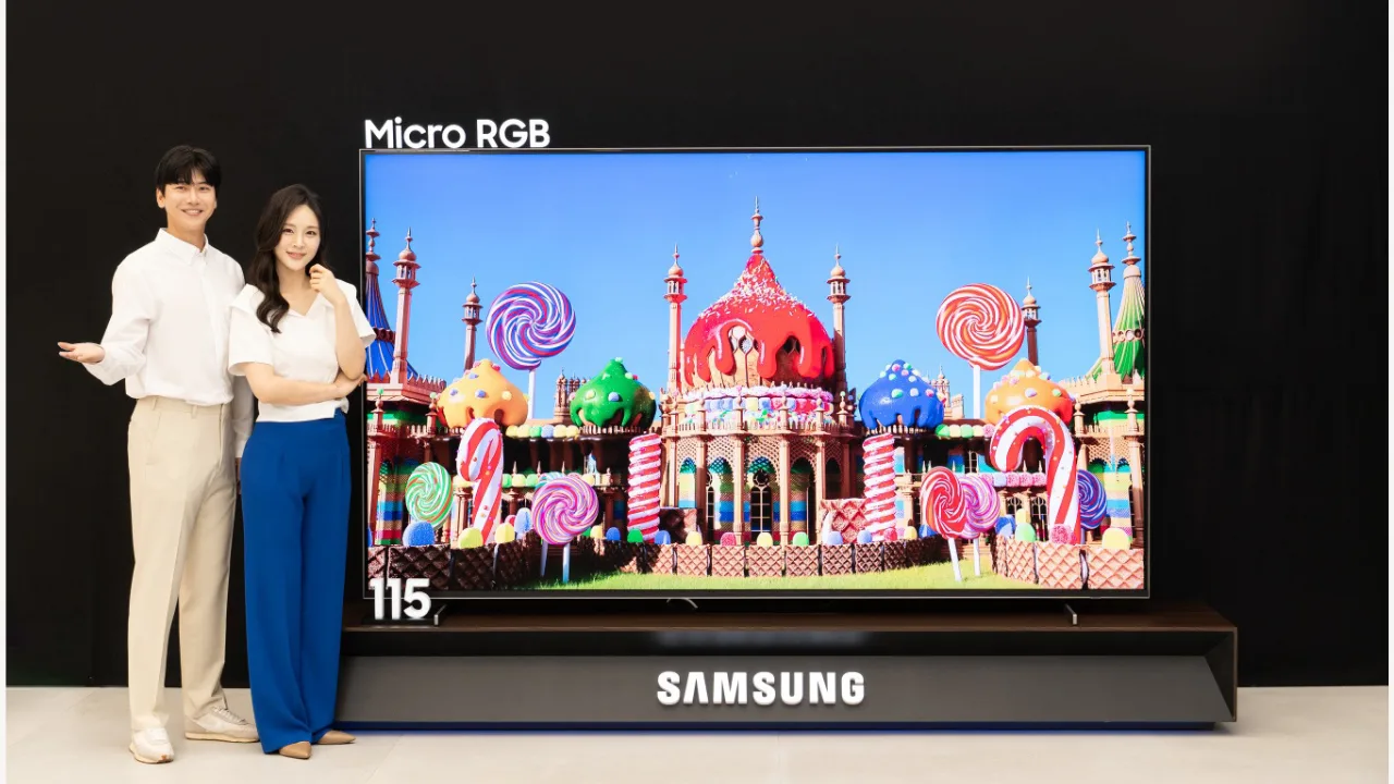 Micro RGB TV Samsung Unveils Worlds First Micro RGB TV